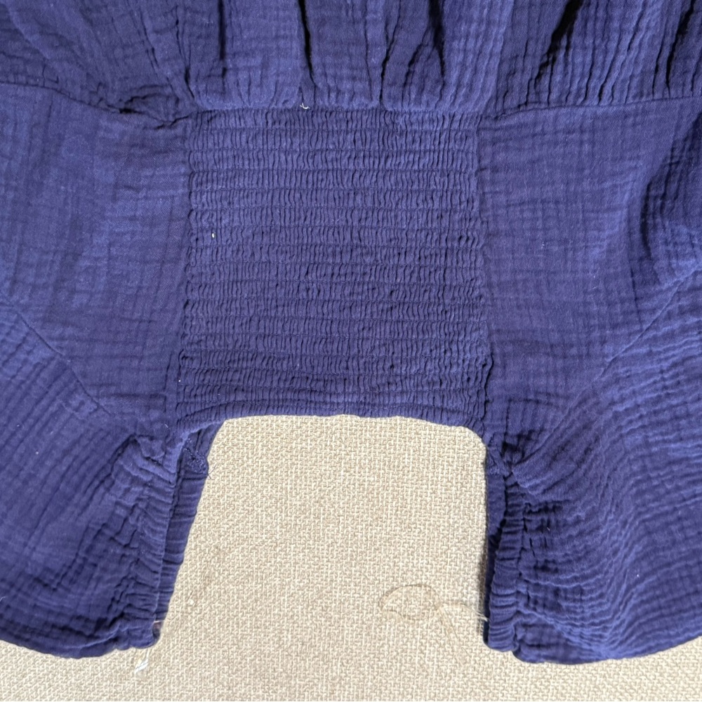 Universal Thread Deep Blue Textured Maxi Dress - image 6